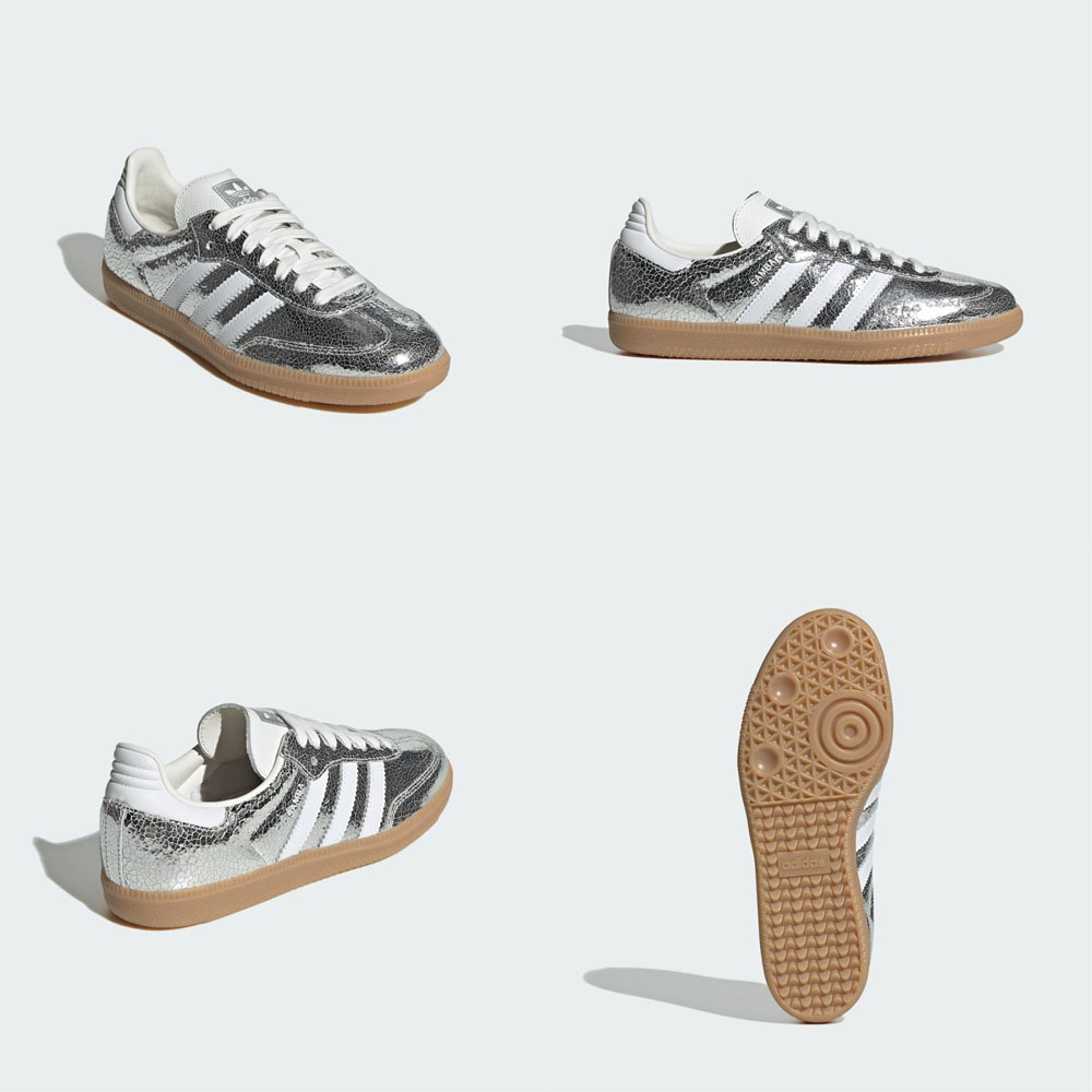 アディダス オリジナルス adidas originals レディース スニーカー サンバ オージー ダブリュー SAMBA OG W ローカット Tトゥシューズ ティートゥ 黒 白 銀 金 | SAMBA | 08