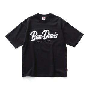 ベンデイビス BEN DAVIS Tシャツ スクリプト ロゴ ワッペン バック プリント Tシャツ ...