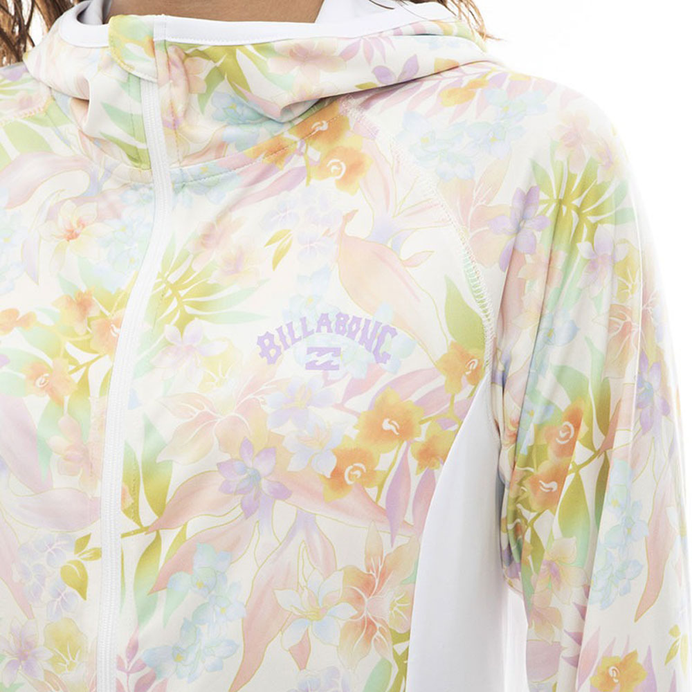 ビラボン BILLABONG レディース ジップアップラッシュガードパーカー SURF CAPSULE ZIP UP HOODED RASHGUARD BE013860 プール 海 水陸両用 リサイクル素材｜raiders｜14