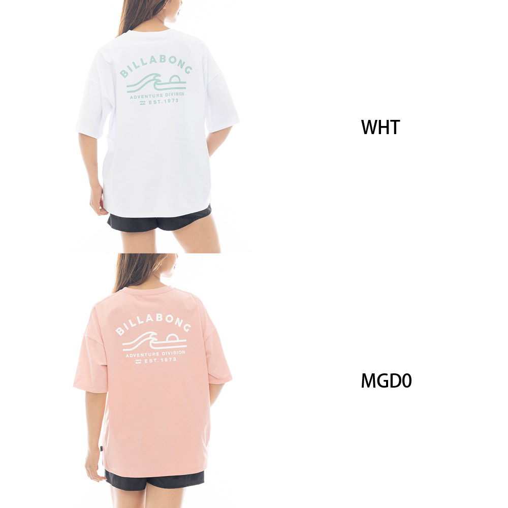 ビラボン BILLABONG レディース ラッシュガード ラッシュTシャツ ADIV