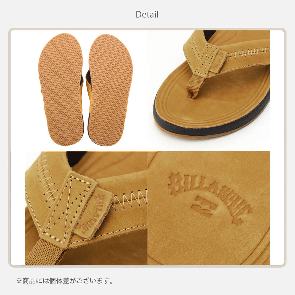 BILLABONG（ビラボン） ビーチサンダル レザートングス LEATHER THONGS