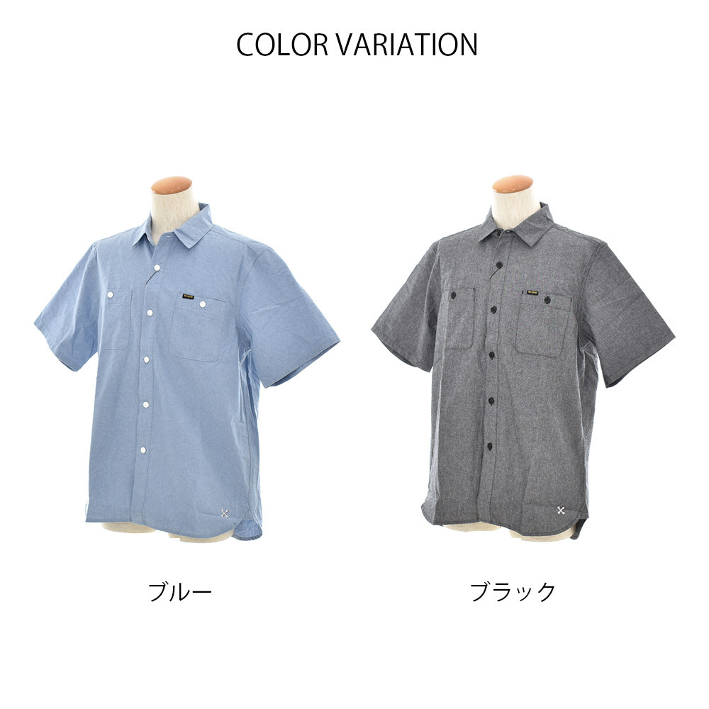 ブルコ BLUCO 半袖シャツ シャンブレー ワークシャツ バイカーシャツ メンズ バイク バイカー ガレージ アメカジ CHAMBRAY WORK  SHIRTS S/S OL-121-021 : bluco-210413-2 : レイダース - 通販 - Yahoo!ショッピング