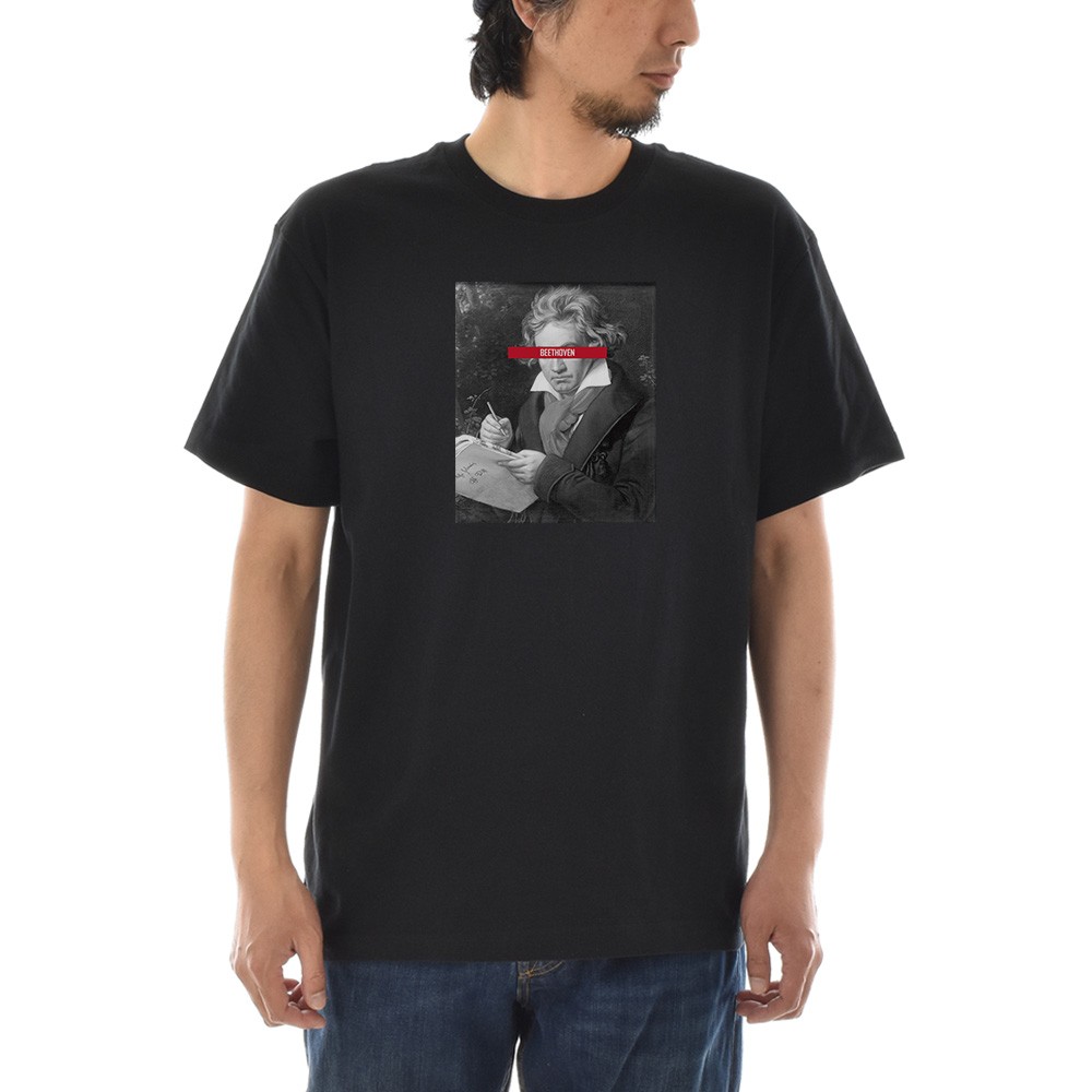 半袖 アートTシャツ】ベートーヴェン ベートーベン Tシャツ 肖像画