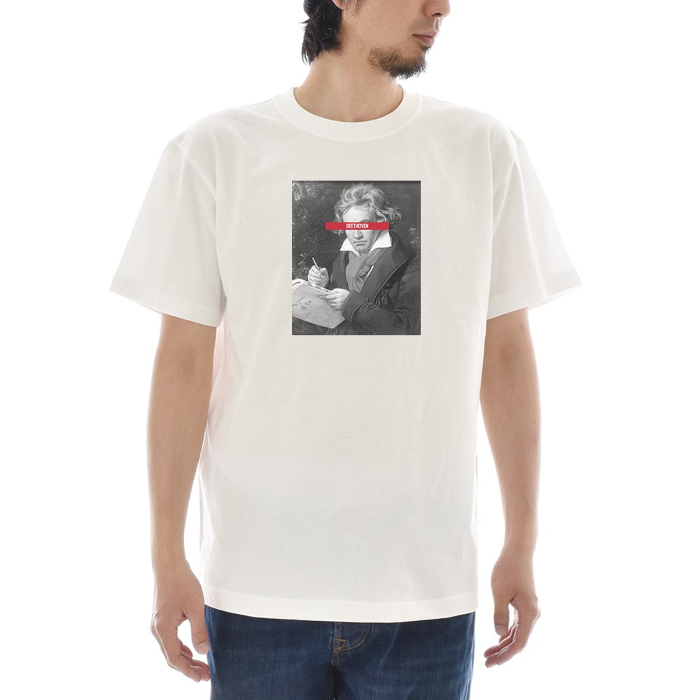 ベートーヴェン Tシャツ ベートーベン 音楽家 シングルステッチ