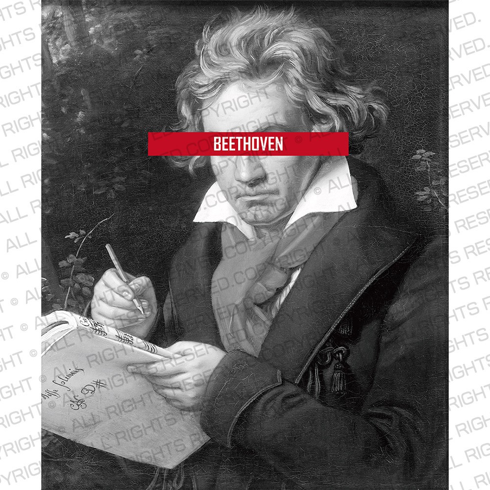 ベートーベン/パステル/人物画 ベートーベン/パステル/人物画