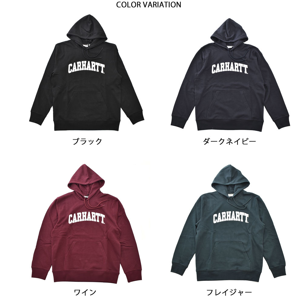 カートハートWIP carhartt WIP パーカー フーデッド ユニバーシティー スウェットシャツ メンズ レデイース HOODED  UNIVERSITY SWEATSHIRT I028958