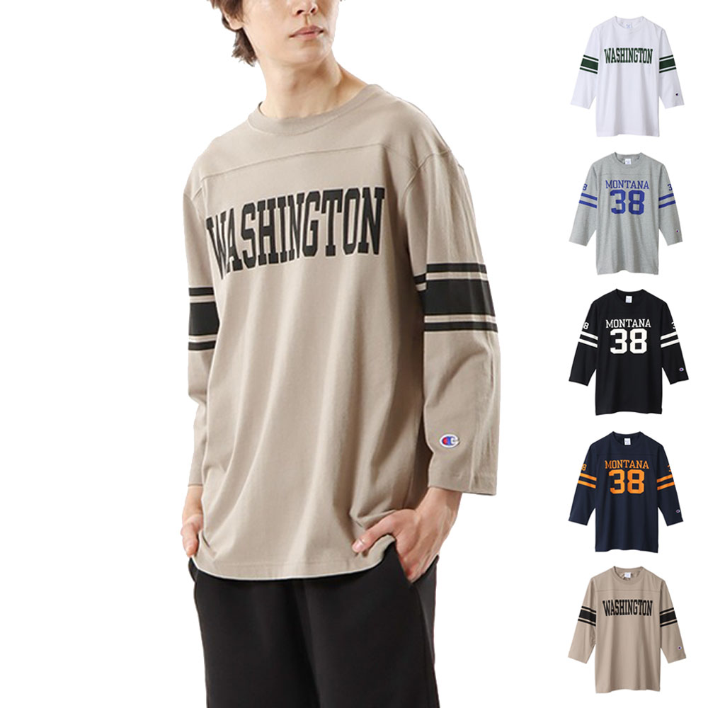 チャンピオン Champion Tシャツ ロングスリーブTシャツ 七分袖 3/4