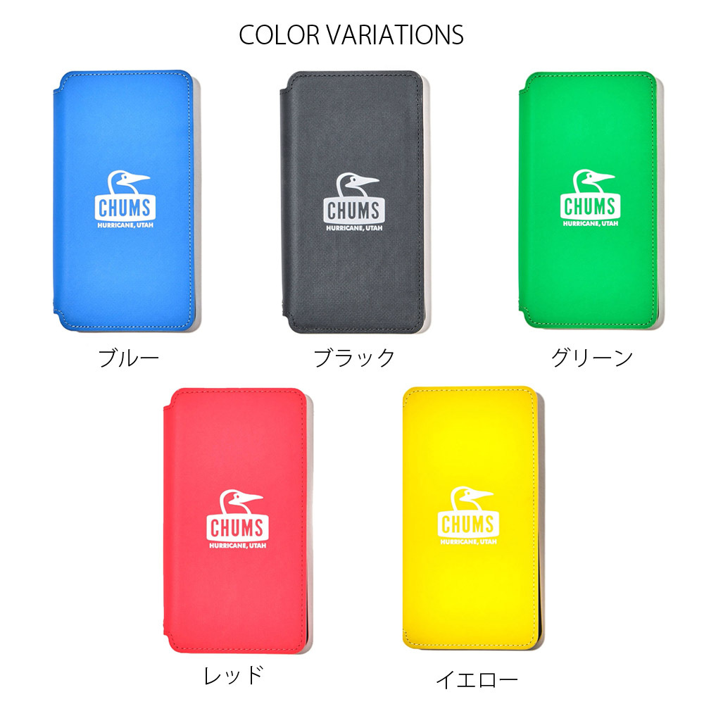 チャムス CHUMS スマホ 携帯ケース ターポリンダイアリーケースフォーアイフォン11 メンズ レディース Tarpaulin Diary Case  For iPhone 11 CH62-1613