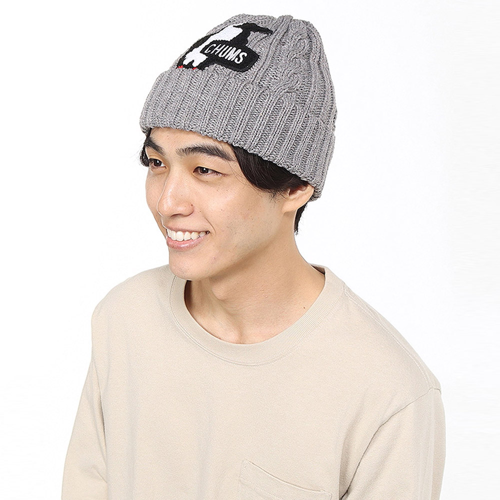 チャムス CHUMS キャップ 帽子 ニットキャップ ブービーニットワッチ Booby Knit Watch CH05-1388 メンズ レディース ニット帽 ビーニ リブ編み ケーブル編み