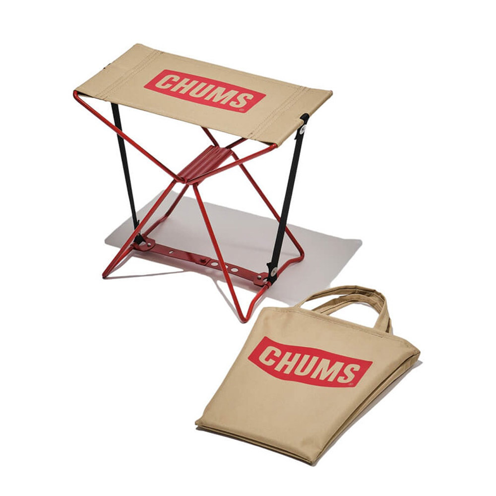 チャムス CHUMS チェア ミニフォーダブルスツール 椅子 コンパクト アウトドア レッド Mini Foldable Stool CH62-1672｜raiders｜03