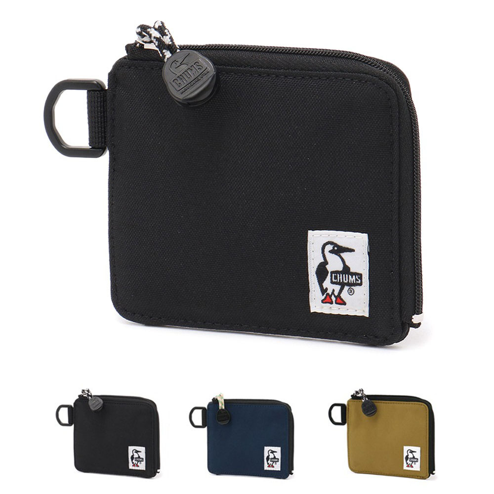 チャムス CHUMS 財布 ウォレット エルシェイプド ジップウォレット 小さい Recycle L-Shaped Zip Wallet  CH60-3137 リュック、バッグ