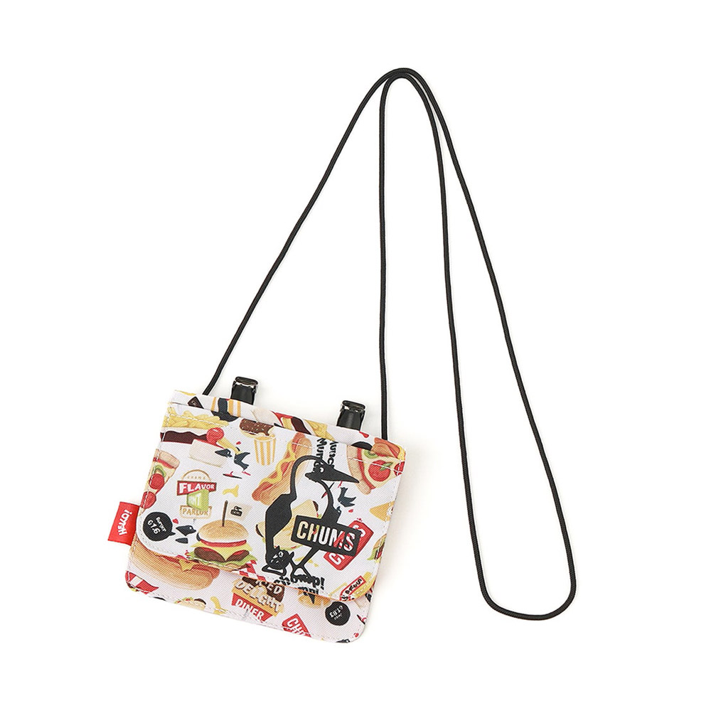 レトロパッチワークトートバッグ4点 ショルダー紐、ポーチ、ペットボトルカバー付き CHUMS（チャムス） バッグ Recycle Pocket Shoulder Pouch リサイクル