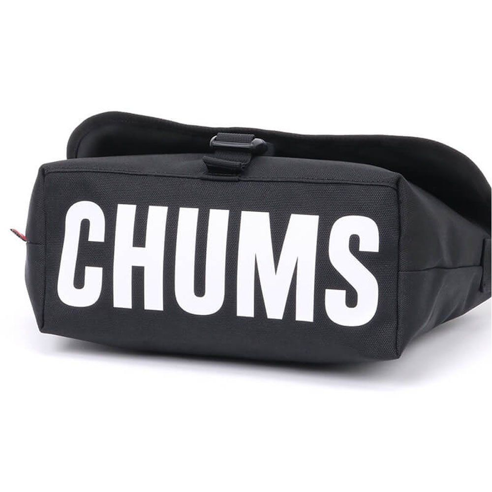 チャムス CHUMS バッグ リサイクルチャムスミニメッセンジャーバッグ Recycle CHUMS Mini Messenger Bag CH60-3725 メンズ レディース ショルダーバッグ 黒｜raiders｜11