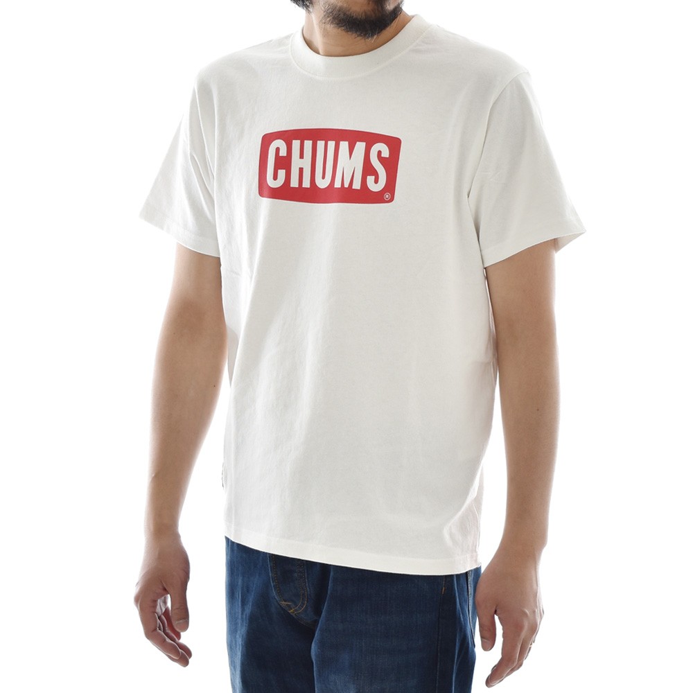 チャムス Chums ロゴ Tシャツ メンズ レディース ティーシャツ 半袖 Tee T ブランド 定番 白 ホワイト 紺 ネイビー ボーダー Logo T Shits Ch01 1324 Chums Tee01 レイダース 通販 Yahoo ショッピング