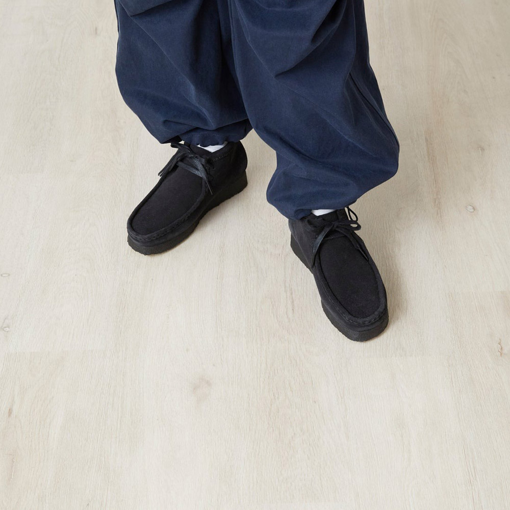 【国内発送】CLARKS ワラビーブーツ ブラックスエード 26155521 Clarks Originals/クラークス オリジナルス WALLABEE BOOT