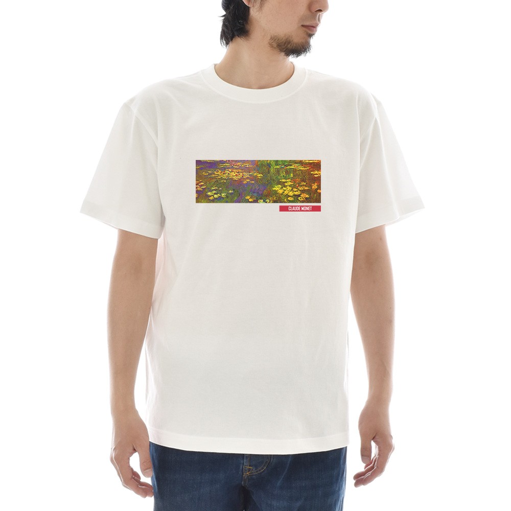 半袖 アートTシャツ】モネ Tシャツ 睡蓮 スイレン ライフ イズ アート 