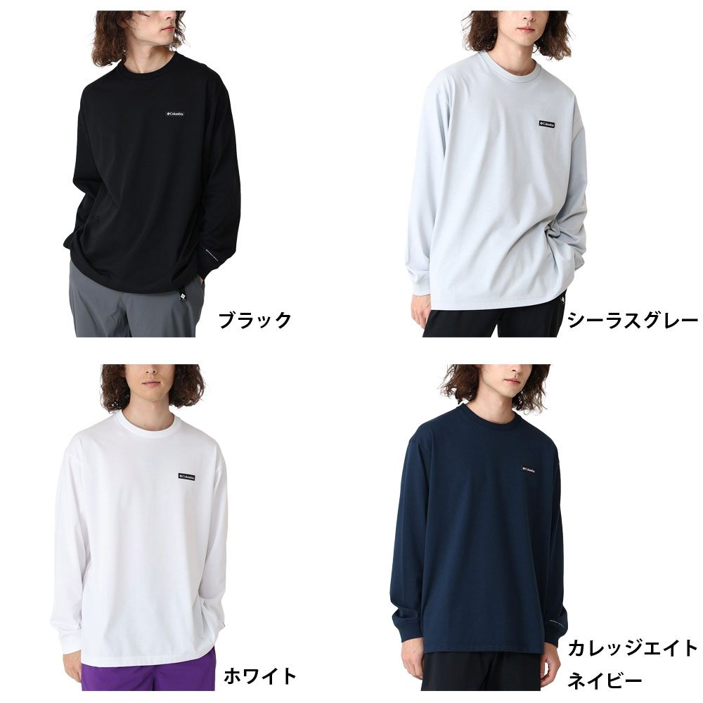 新品未使用　コロンビア　Columbia　PFG ロンT 長袖　ブラック　M Columbia（コロンビア） ロンT 長袖 胸フラップポケット 吸湿 速乾 UV