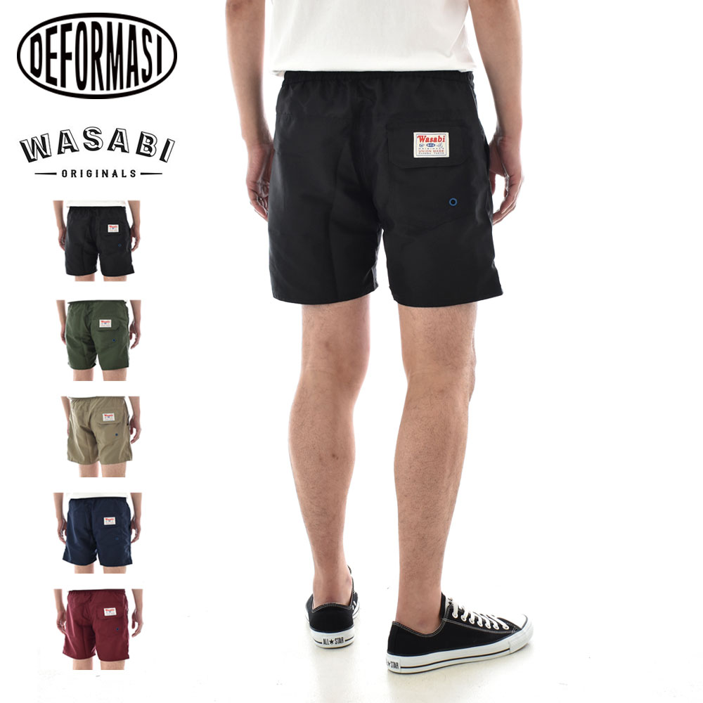 デフォルマシ ワサビ DEFORMASI WASABI ワサビ ボードショーツ ワサビトランクス サーフパンツ ALL ROUND SURF-TRUNKS メンズ M L ナイロン 水陸両用 | 