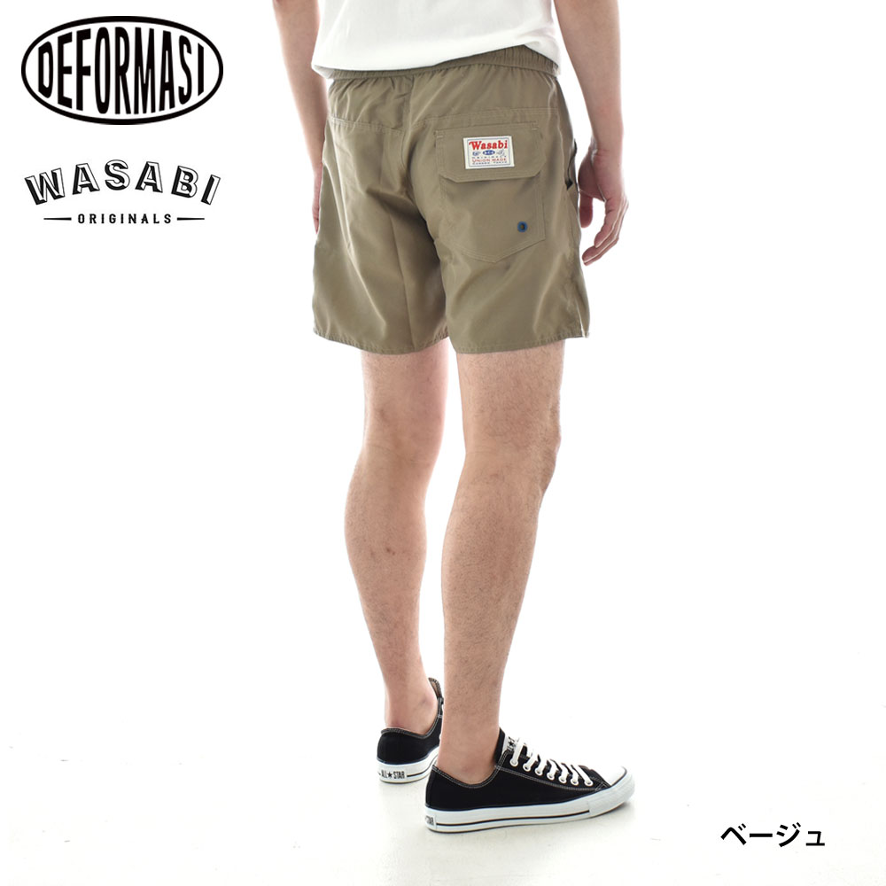 デフォルマシ ワサビ DEFORMASI WASABI ワサビ ボードショーツ ワサビトランクス サーフパンツ ALL ROUND SURF-TRUNKS メンズ M L ナイロン 水陸両用 |  | 03