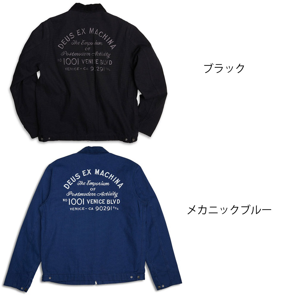 デウス エクス マキナ Deus ex Machina ジャケット アドレス ワークウェア ジャケット ADDRESS WORKWEAR JACKET  DMF86343 メンズ 襟コーデュロイ スイングトップ