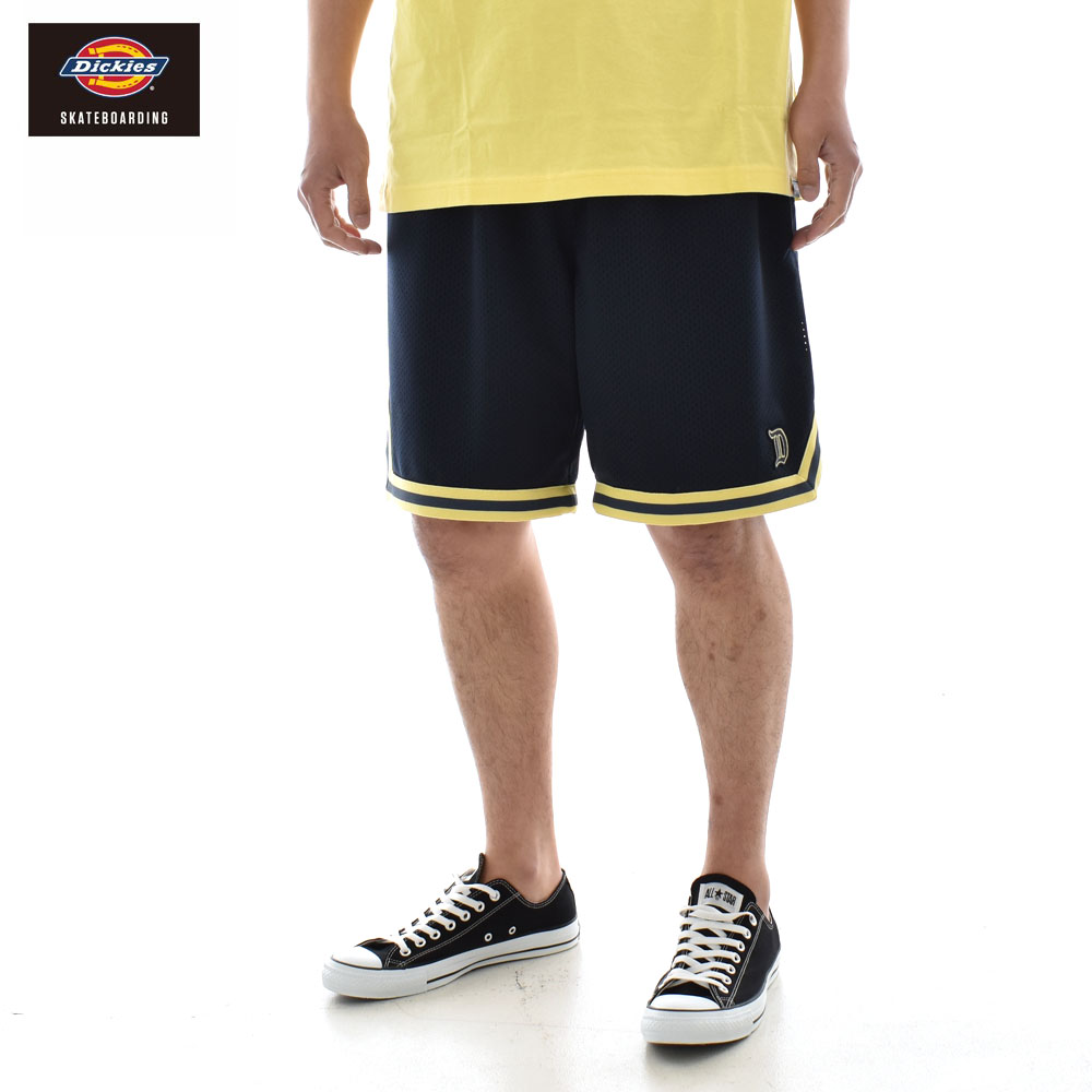 ディッキーズ スケートボーディング Dickies Skateboarding コラボ ショートパンツ ガイマリアーノ プロコレクション ZIPFRONTPOCKET MESH SHORTS DK013048｜raiders