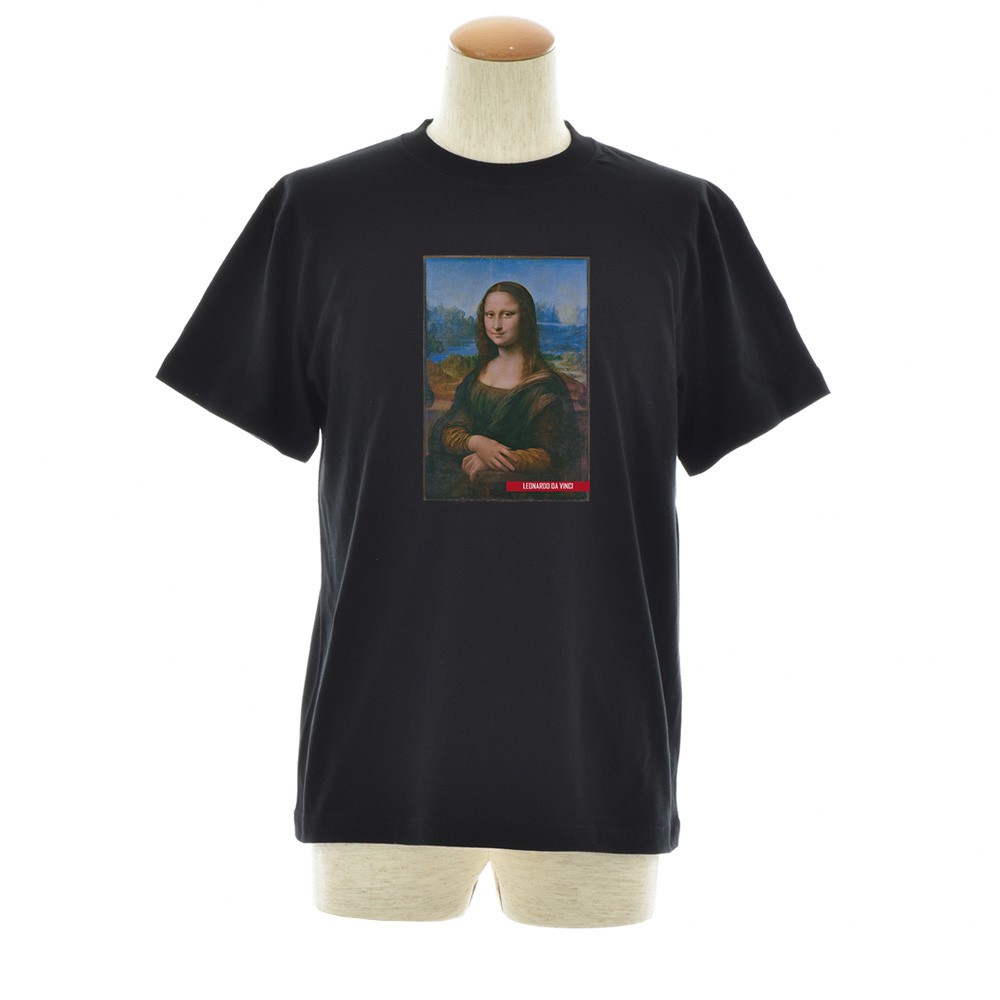 半袖 アートTシャツ】モナリザ Tシャツ カラー レオナルドダヴィンチ