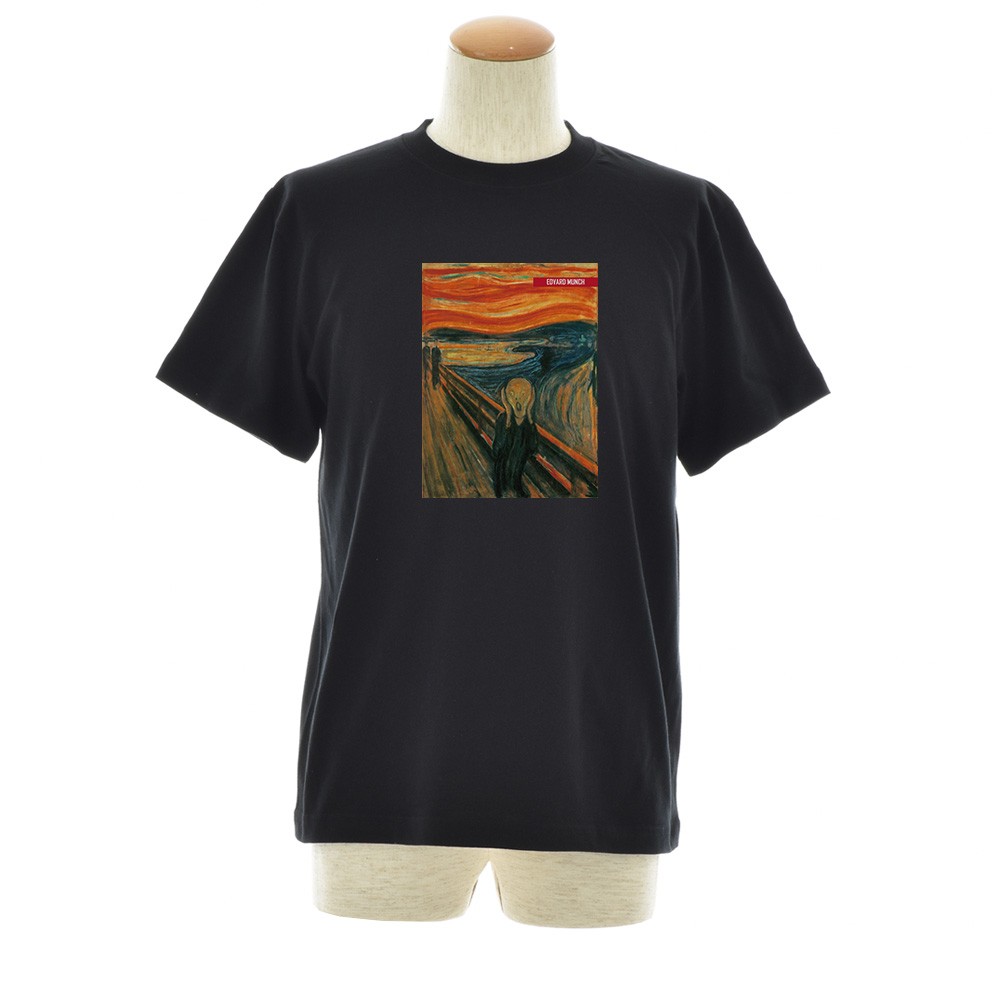 半袖 アートTシャツ】ムンクの叫び Tシャツ 叫び エドヴァルド