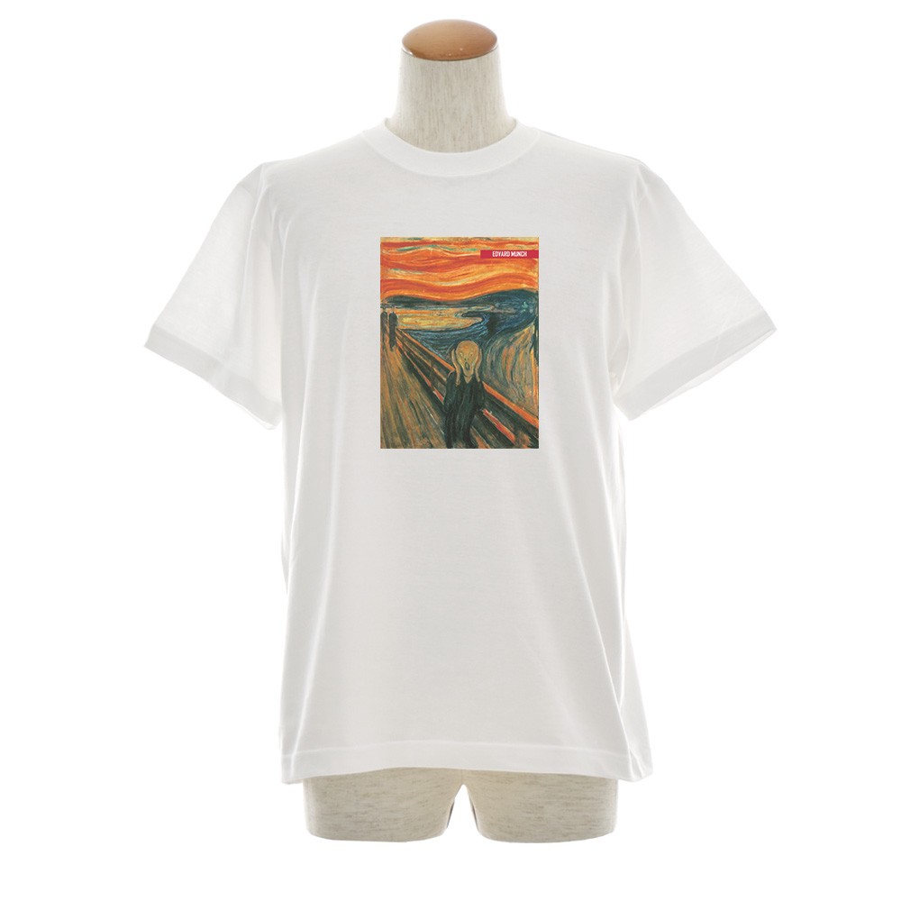 半袖 アートTシャツ】ムンクの叫び Tシャツ 叫び エドヴァルド・ムンク