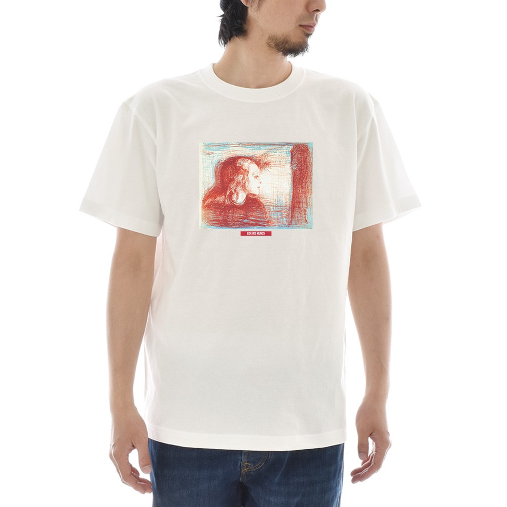 半袖 アートTシャツ】ムンク Tシャツ 病める子 エドヴァルド