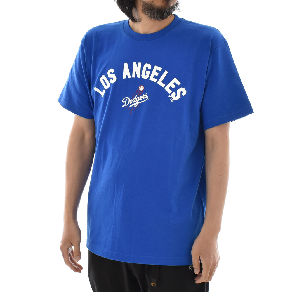 ファナティクス Fanatics Tシャツ MLB 大谷翔平 Tシャツ ドジャース Tシャツ ネーム ナンバー OHTANI 背番号 17  ML01-24AS-0002 メンズ レディース 青 白