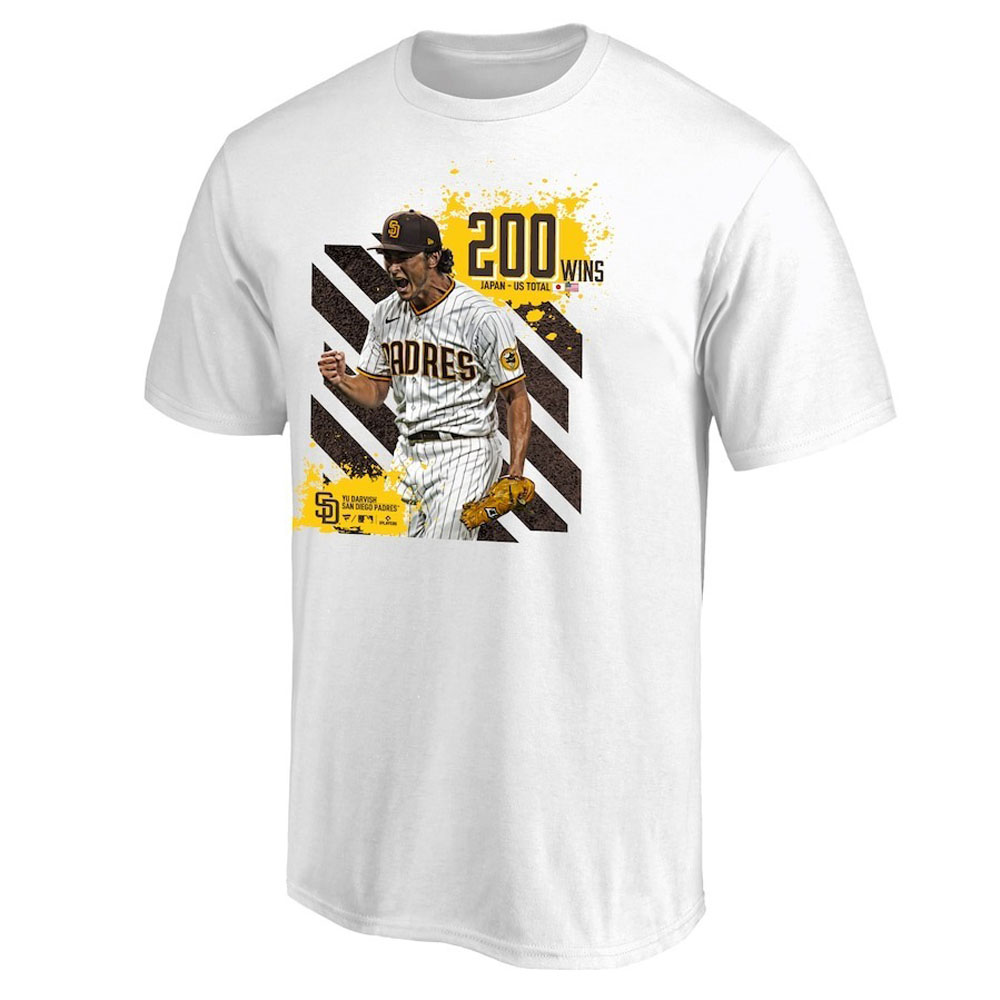 ダルビッシュ有 日米通算200勝達成記念Tシャツ Lサイズ 未使用新品 ダルビッシュ有 日米通算200勝達成記念Tシャツ Sサイズ 未使用