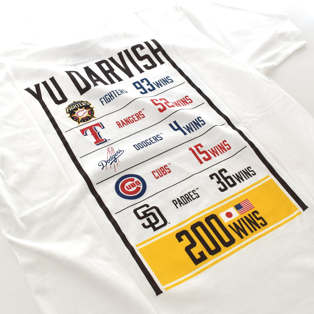 Fanatics ファナティクス Tシャツ ダルビッシュ有 日米通算200勝