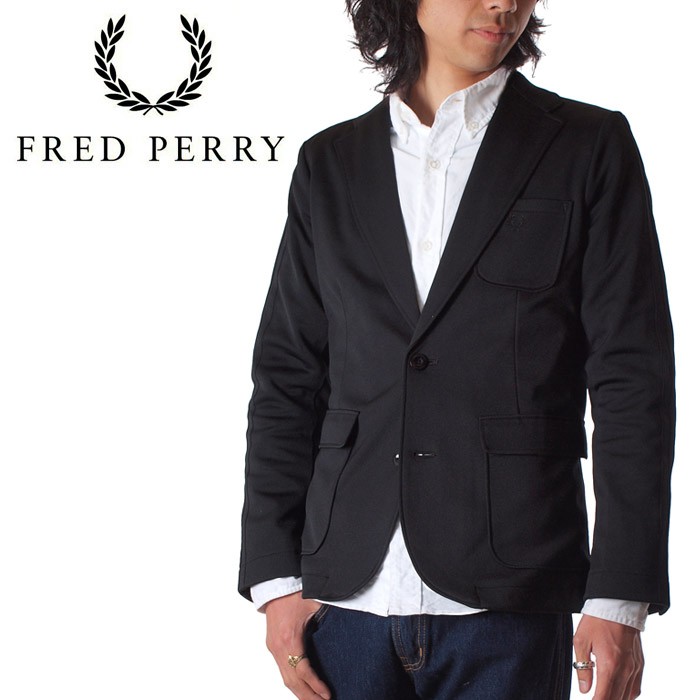 フレッドペリー FRED PERRY テーラードジャケット F2152 BLACK