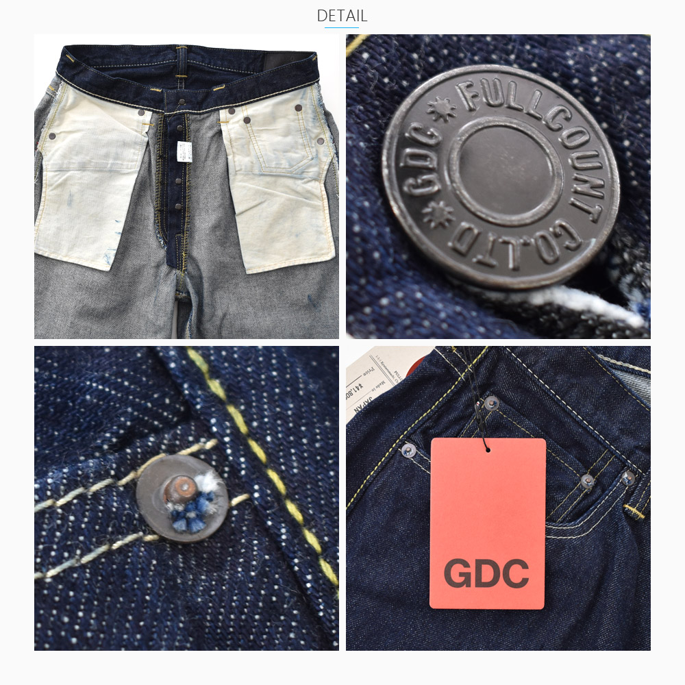 FULLCOUNT（フルカウント） GDC ジーディーシー コラボ デニムパンツ