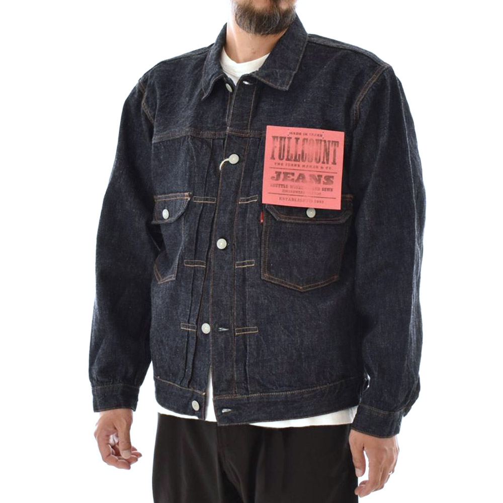 フルカウント FULL COUNT ジージャン タイプツー デニムジャケット Type 2 Denim Jacket (One Wash)  13.7oz 2102W-20 メンズ セカンド 2nd Gジャン : fullcount-jkt02 : レイダース - 通販 -  Yahoo!ショッピング