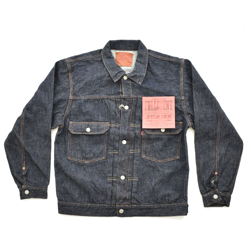 フルカウント FULL COUNT ジージャン タイプツー デニムジャケット Type 2 Denim Jacket (One Wash)  13.7oz 2102W-20 メンズ セカンド 2nd Gジャン : fullcount-jkt02 : レイダース - 通販 -  Yahoo!ショッピング