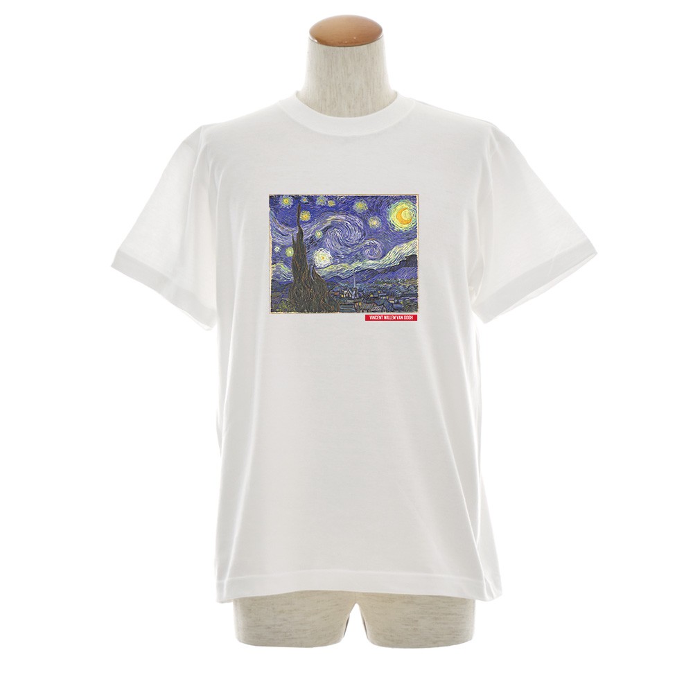半袖 アートTシャツ】ゴッホ Tシャツ 星月夜 フィンセント ファン 半袖 