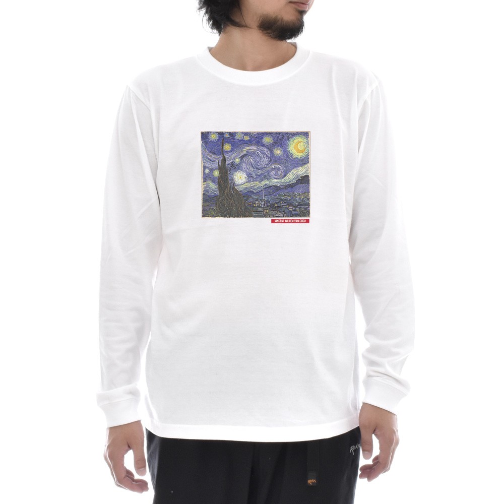 ゴッホ Tシャツ 星月夜 フィンセント ファン ライフ イズ アート