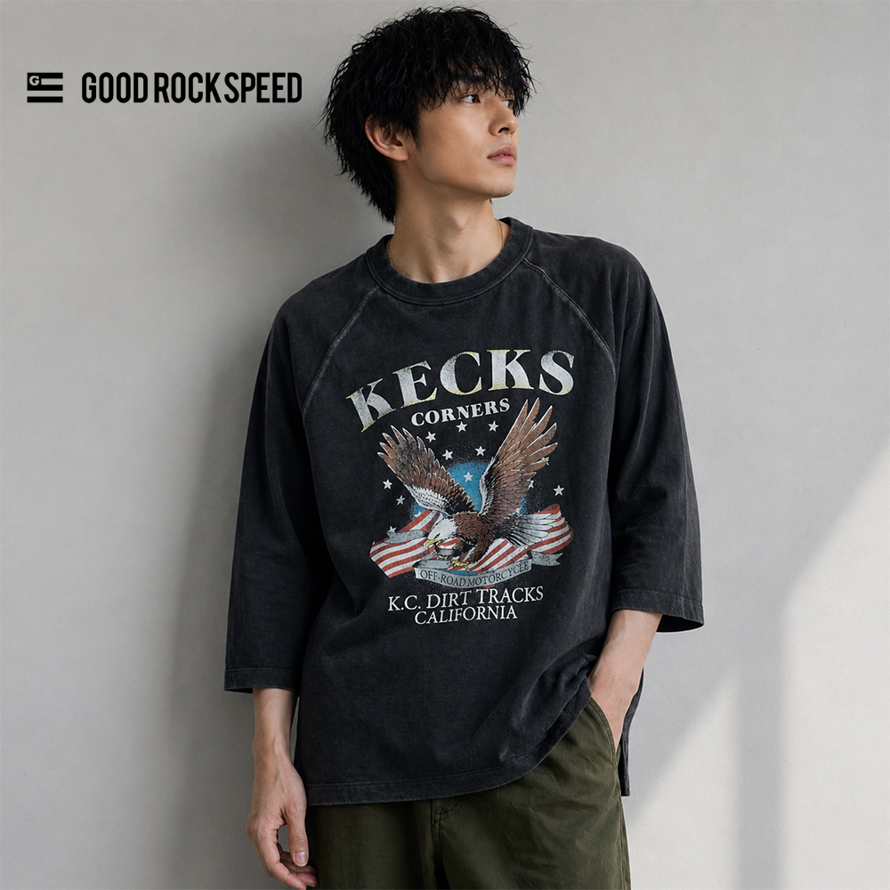 GOOD ROCK SPEED  ラグラン Tシャツ GOOD ROCK SPEED（グッドロックスピード） GOOD ROCK SPEED Tシャツ