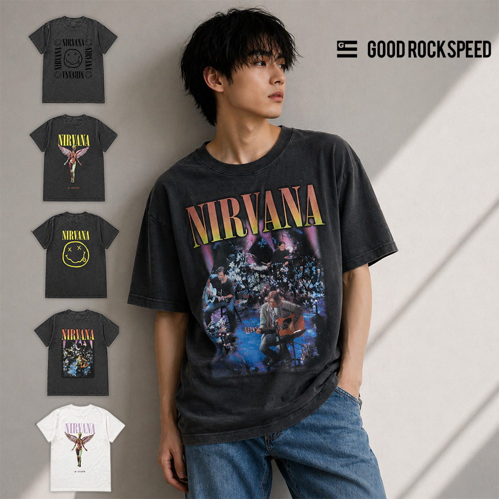GOOD ROCK SPEED（グッドロックスピード） ヴィンテージ加工 ロックT
