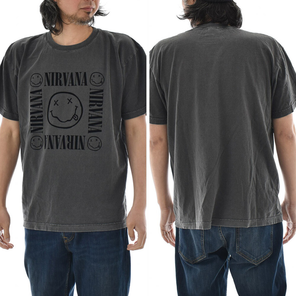NIRVANA ニルヴァーナ ヴィンテージ 半袖Tシャツ Mサイズ ブラック GOOD ROCK SPEED（グッドロックスピード） ヴィンテージ加工 ロックT