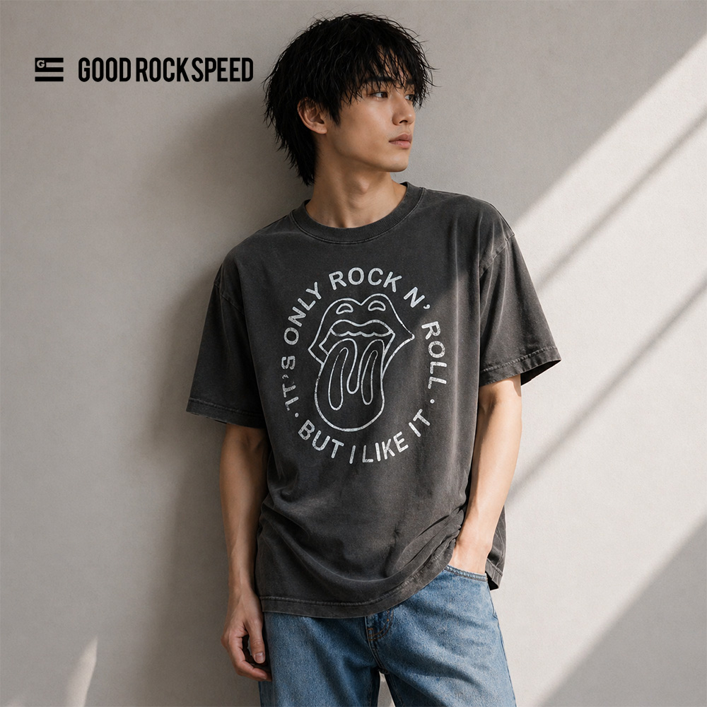 GOOD ROCK SPEED（グッドロックスピード） ヴィンテージ加工 ロックT