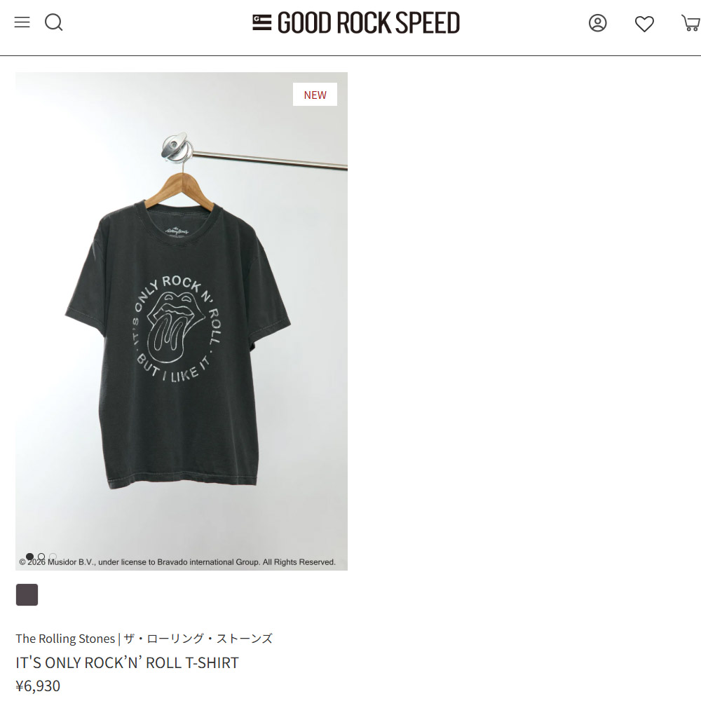 GOOD ROCK SPEED（グッドロックスピード） ヴィンテージ加工 ロックT