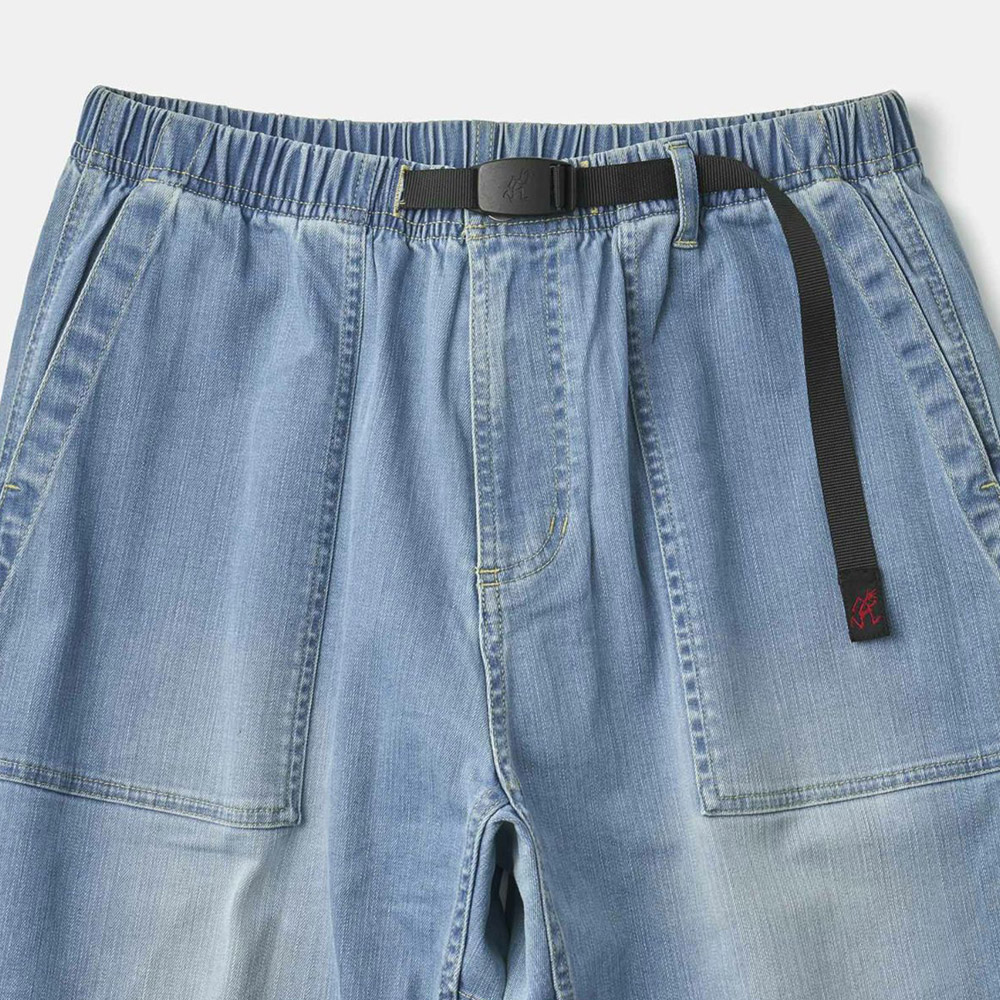 GRAMICCI グラミチ ストレッチデニムルーズテーパードパンツ