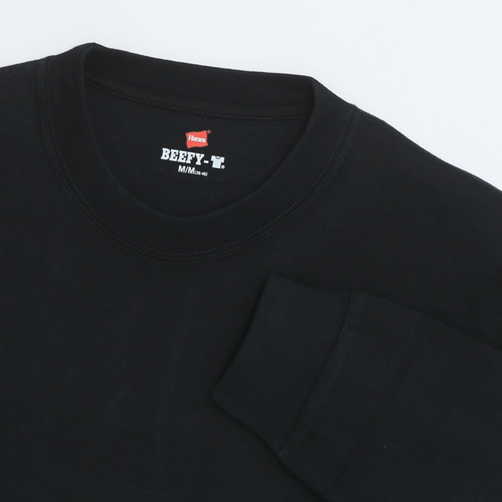 ヘインズ Hanes Tシャツ BEEFY-T ビーフィー 長袖Tシャツ H5186 パックTシャツ 1枚入り メンズ レディース 無地 厚手 綿100％ ロンT ボックスシルエット | Hanes | 13