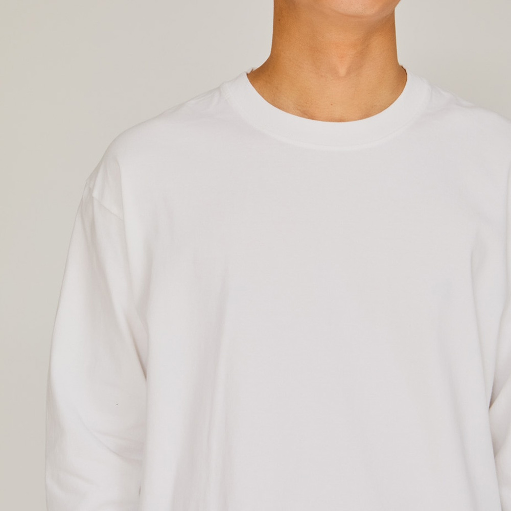 ヘインズ Hanes Tシャツ BEEFY-T ビーフィー 長袖Tシャツ H5186 パックTシャツ 1枚入り メンズ レディース 無地 厚手 綿100％ ロンT ボックスシルエット | Hanes | 07
