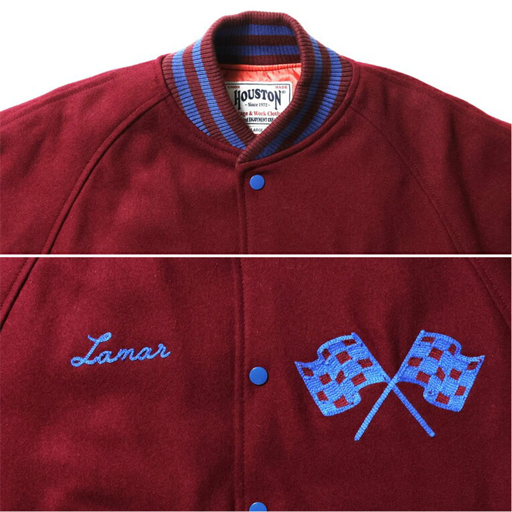 HOUSTON（ヒューストン） スタジャン メルトン アワード ジャケット