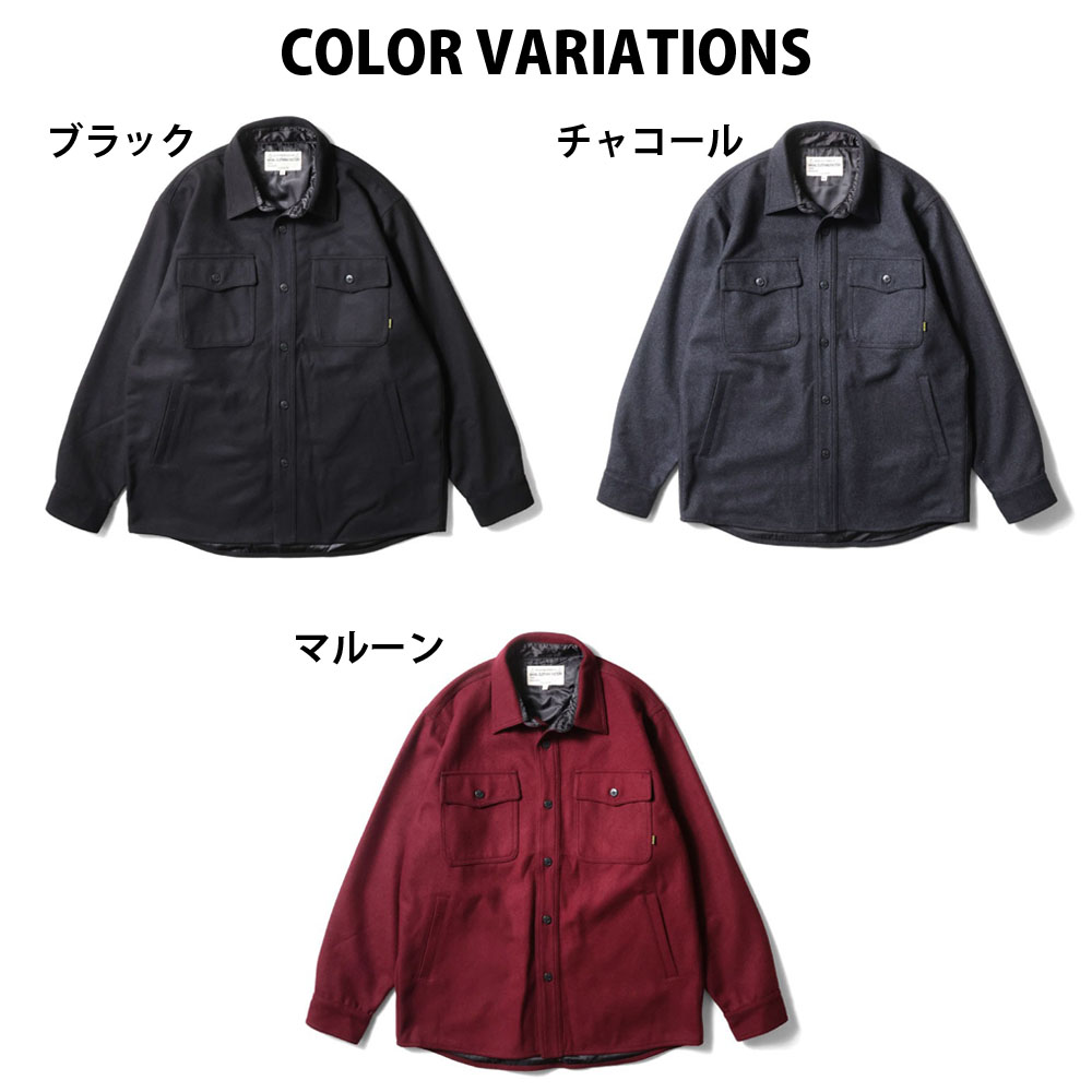 HOUSTON（ヒューストン） シャツジャケット メルトンCPOシャツ