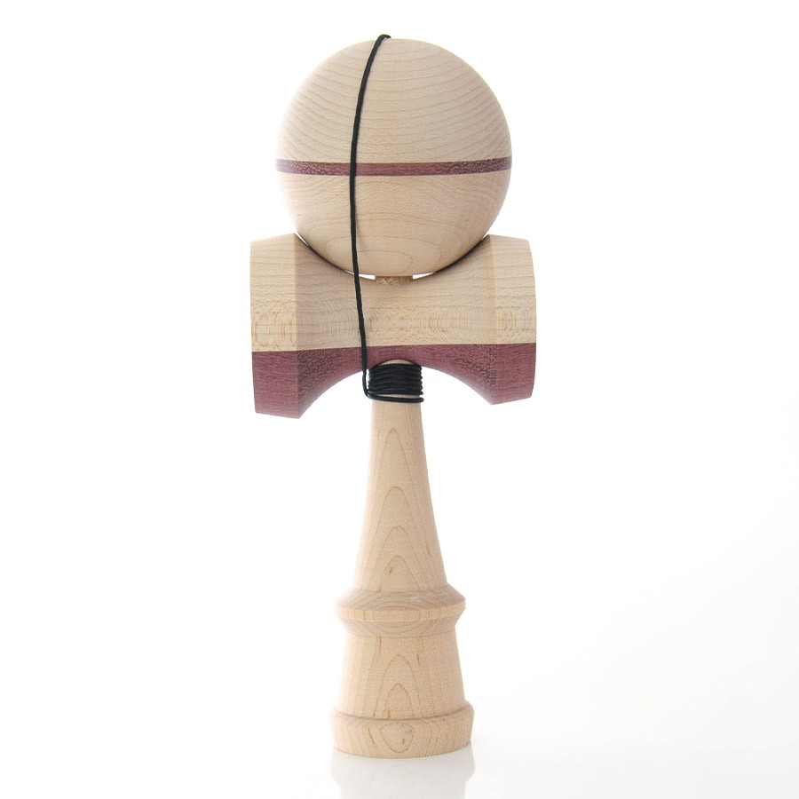 JAC KENDAMA ジャクケンダマ けん玉 限定 メイプル×パープルハート クオーター 皿胴 3mmライン JC-MP-PPL3MM メンズ