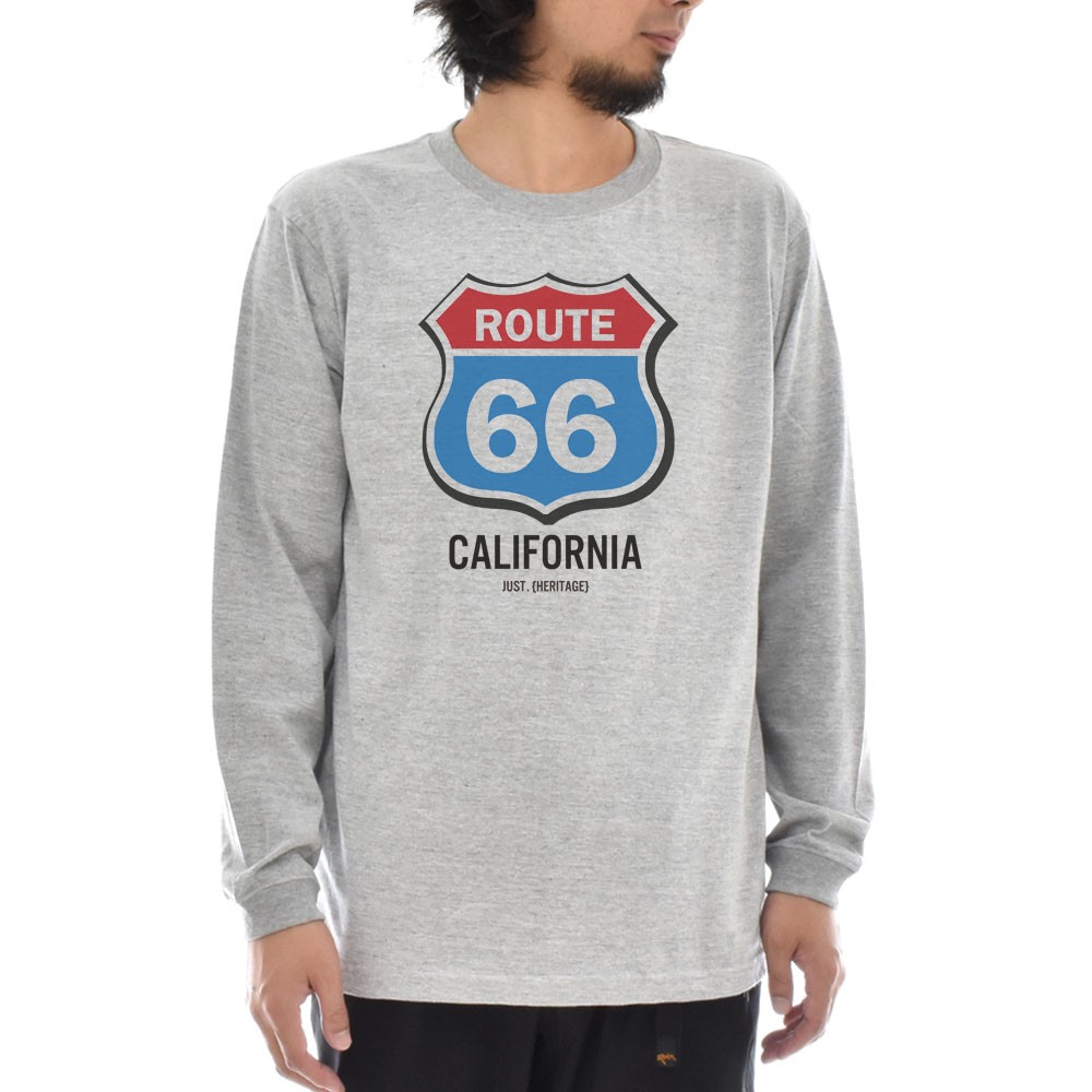 ルート66 ROUTE 66 Tシャツ 長袖Tシャツ ロンT ロングスリーブ メンズ レディース 大きいサイズ ビックサイズ アメリカ USA ティー シャツ ブランド JUST : jsl-190508-4-gr : StayBlue - 通販 - Yahoo!ショッピング